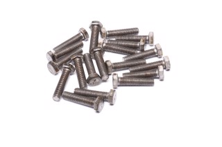 Болт М12х50х1, 75 шестигранний (1кг = 1 компл) 5,8 DIN 933 / ГОСТ 7805 (повне різьблення) чорний