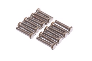 Болт М12х65х1, 75 шестигранний (1кг = 1 компл) 5,8 DIN 933 / ГОСТ 7805 (повне різьблення) чорний