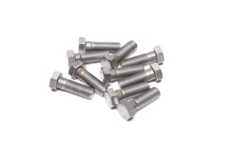 Болт М16х50х2,0 шестигранний (1кг = 1 компл) 5,8 DIN 933 / ГОСТ 7805 (повне різьблення) чорний