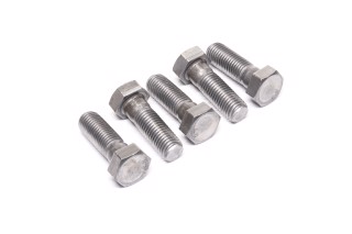 Болт М20х60х2,5 шестигранний (1кг = 1 компл) 5,8 DIN 933 / ГОСТ 7805 (повне різьблення) чорний