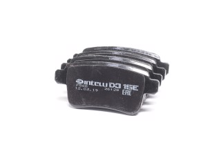 Колодка тормозная дисковая задняя RENAULT KANGOO 2008 - (пр-во Intelli)