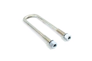 Стремянка рессоры задней КАМАЗ 8 тн М24х1,5 L=350 (с гайкой и гровером) (DETALKA)