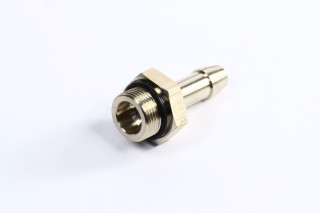 Ніпель пневматичний d12 різьбовий-ялинка прямий М22х1.5 латунь (RIDER)