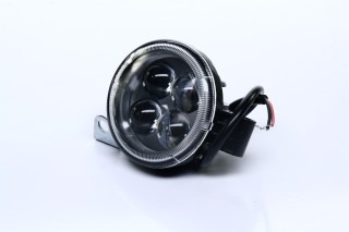 Фара LED круглая 12W, 4 лампы, узкий луч <ДК>