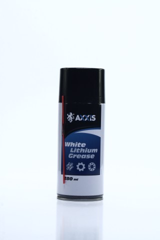 Мастило-спрей біле літієве 280ml <AXXIS>. G-2014A-280