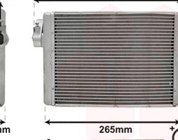 Радиатор отопителя AUDI A4/ S4 (07-) 1.8 TFSI (пр-во Van Wezel). 03006408