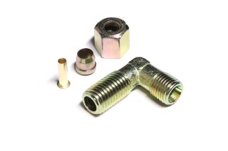 Соединитель  аварийный угловой резьбовой (Dвнут.=6мм, М12х1,5) (RIDER)