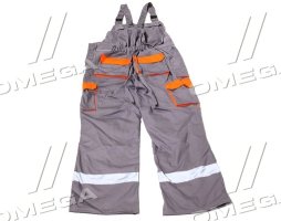 Напівкомбінезон "ЄВРО " BREXOL сір/помар. (120-124 р.182-188)