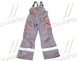 Напівкомбінезон "ЄВРО " BREXOL сір/помар. (96-100 р. 182-188)