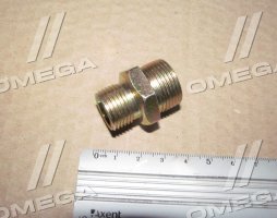 З'єднувач пневматичний різьбовий прямий М18х1.5-М22х1.5 сталь (RIDER)