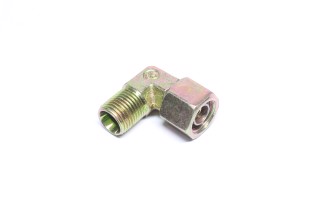 З'єднувач пневматичний різьбовий L-подібний М16х1.5-М16х1.5 сталь (RIDER)