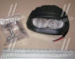 Фара LED круглая 20W, 2 лампы, 100*65*75мм, широкий луч 12/24V (Квант). 27100180 Квант (Китай)
