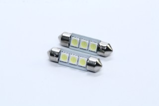 Лампа LED софитная C5W 24V T11x36-S8.5 (3 SMD size5050)2шт. блистер <TEMPEST>