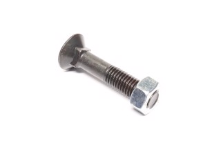 Болт 1199A М12х60 (10,9) потайний під квадрат DIN608 чорн. з гайкою (Unibolt)
