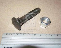 Болт 1199A М14х40 (10,9) потайний під квадрат DIN608 чорн. з гайкою VI1417 (Unibolt)