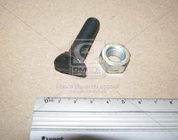 Болт черный 1199O М12х48 (8,8) полупотайной овал DS6007 с гайкой (пр-во Unibolt)