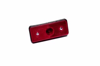 Фонарь габаритный задний со световозвращ., красный, 12В, 115х50х48 (Руслан-Комплект). ФГС-126