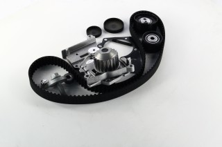 Водяний насос + комплект ременя ГРМ DACIA DUSTER 1.6 16V (Вир-во Contitech)