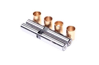 Шкворень в комплекте ГАЗ 53,3307 Р0 (D=30) (2 шкворня+4 втулки (латунь Л 90) <ДК>