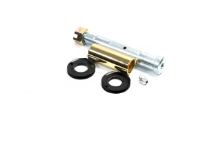 Палець ресори передньої ТАТА,ЕТАЛОН (5 найм., палець під гайку L=134 мм, біметалічна втулка) <ДК>