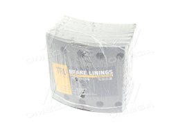 Накладка гальм. (компл. на вісь) з заклеп. 420х180 1-й рем. BPW, KASSBOHRER, SAF (вир-во TRU)