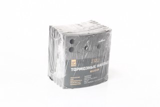 Накладка гальм. (компл. на вісь) з заклеп. 410x183 станд. MAN F2000,F90,TGA, MB ACTROS (вир-во TRU)