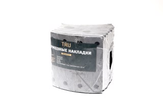 Накладка гальм. (компл. на вісь) з заклеп. 420х203,2 станд. SAF (вир-во TRU)