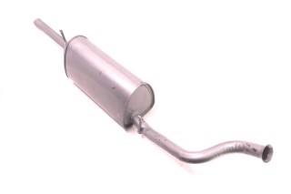 Глушник DAEWOO LANOS західний трикутний під хомут (о) (вир-во ТМК)