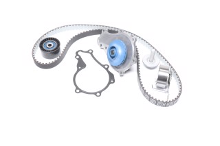 Водяний насос + комплект зубчастого ременя CITROEN C4 II (B7) 1.6 BlueHDi 2014 - (Вир-во SKF)