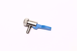 Наконечник шланга підкачування d8 ялинка L-подібний пластик-латунь (RIDER)