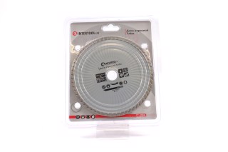 Диск відрізний Turbo, алмазний 180мм, 16-18 (INTERTOOL)