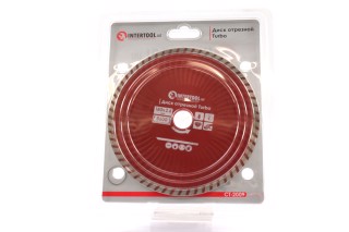 Диск відрізний Turbo, алмазний 180мм, 22-24 (INTERTOOL)