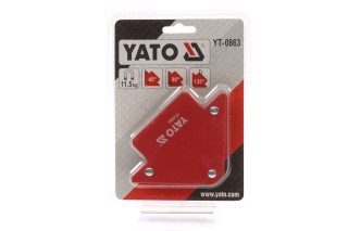 Струбцина магнітна для зварювання 11,5 кг. 82х120х13 мм [6/48], шт(YATO )