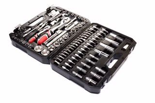 Набір торцевих головок: квадрат 1/2", 1/4" з інструментами. 94 шт., Набір(YATO )