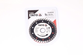 Диск алмазный турбо : "TURBO" O = 125x8,0x22,2 мм. H = 2,6 мм [20/160], шт (про-во YATO )