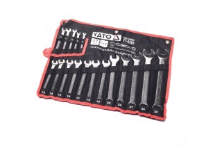 Ключі ріжково накидні: М = 8-32 мм, Набір 17 шт. САТИН [3], компл(YATO )
