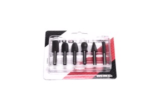 Набір фрез різної форми по металу, для дриля, зі шпинделем O = 6 мм, 6 шт., Компл(YATO)