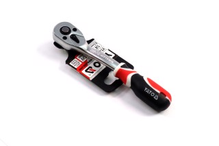 Тріскатка вигнута ручка, квадрат 1/4", L = 155 мм [12/24/96], шт(YATO )