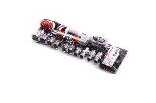 Набір головок торцевих: квадрат 1/2", М10-24 з трищаткою, подовжувачем. 12 шт., Компл(YATO)