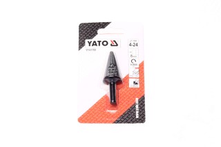 Фреза конусна по металу для дриля, O = 4-24 мм, зі шпинделем O = 8 мм, шт(YATO ). YT-61700