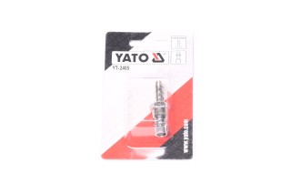 Быстросьемный переходник к шлангу  o = 6.3 мм(YATO ). YT-2405