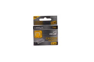 скоби загартовані для степлера тм т53 12 мм 1000 шт (VIROK)