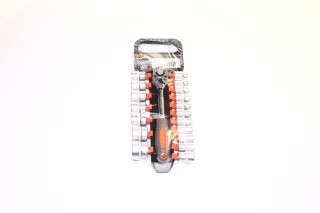 Набір головок торцевих STHOR: квадрат 1/2", М8-32 мм. З трищаткою [19 Од.], Компл(VOREL)