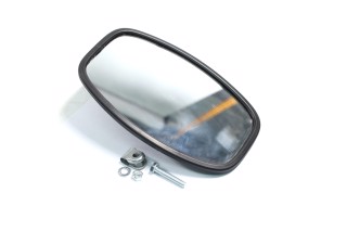 Зеркало боковое УАЗ 452 (250х160, плоское в пластиковом корпусе) <ДК>