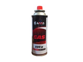Газ всесезонный для горелок (баллон 450ml/220г) <AXXIS>. ax-0220g