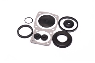 Р/к крана гальмівного 2-х секційного УРАЛ 375 (9-ть найменувань)