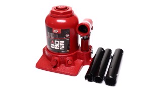 Домкрат пляшковий низькопрофільний двоштоковий 2т 150-370 мм TF0202(TORIN)