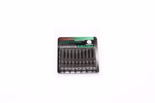 Набір біт 1/4" 50мм PH2 магнітних Anti-Slip (під шуруповерт) 10шт(TOPTUL)