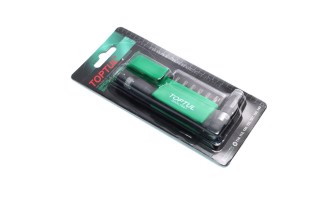 Набір біт 1/4" TORX T10H-T40H + Гобр.перех. 8од. GAAL0801(TOPTUL)