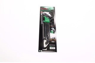 Набір Г-обр. 1,5-10мм 9од. супердовгих з кулею GAAL0922(TOPTUL)